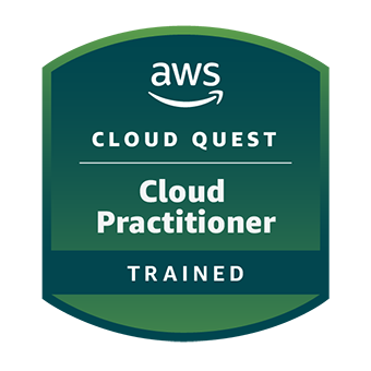 aws cloud practitioner trained logo